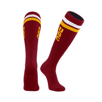 USC Trojans Cardinal Down the Leg Tube Sock